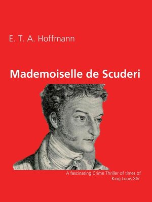 cover image of Mademoiselle de Scuderi